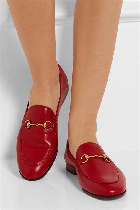 gucci red shoes womens|red gucci shoes cost.